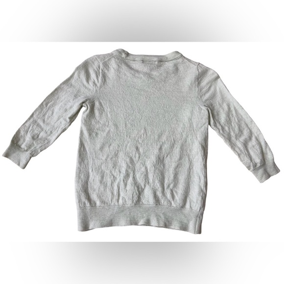 J.Crew Tippi Sweater Merino Wool Mint Green 3/4 Sleeve Crewneck - Size Small - Picture 3 of 11